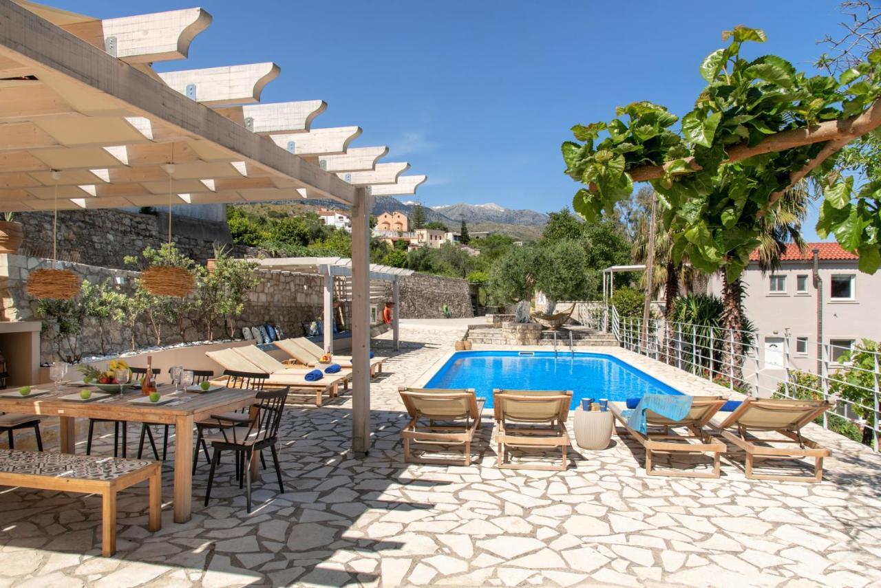 Villa Chrysallis With Heated Pool Georgioupoli Bagian luar foto
