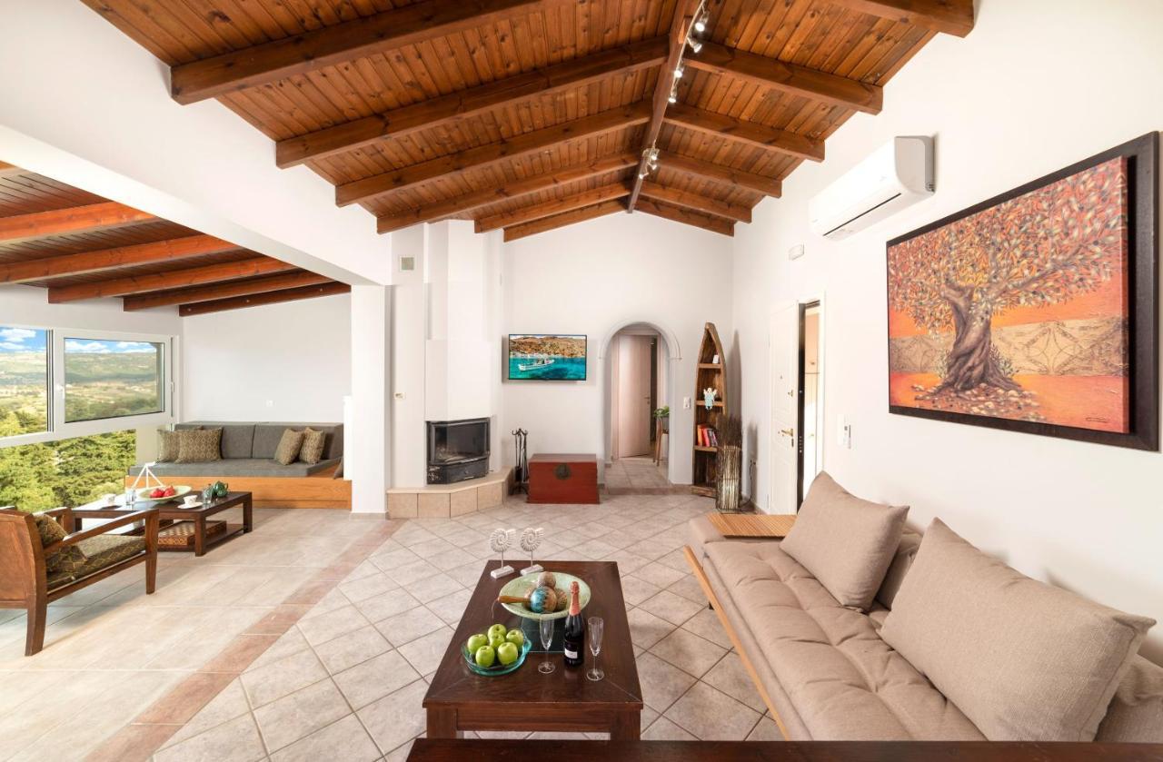 Villa Chrysallis With Heated Pool Georgioupoli Bagian luar foto